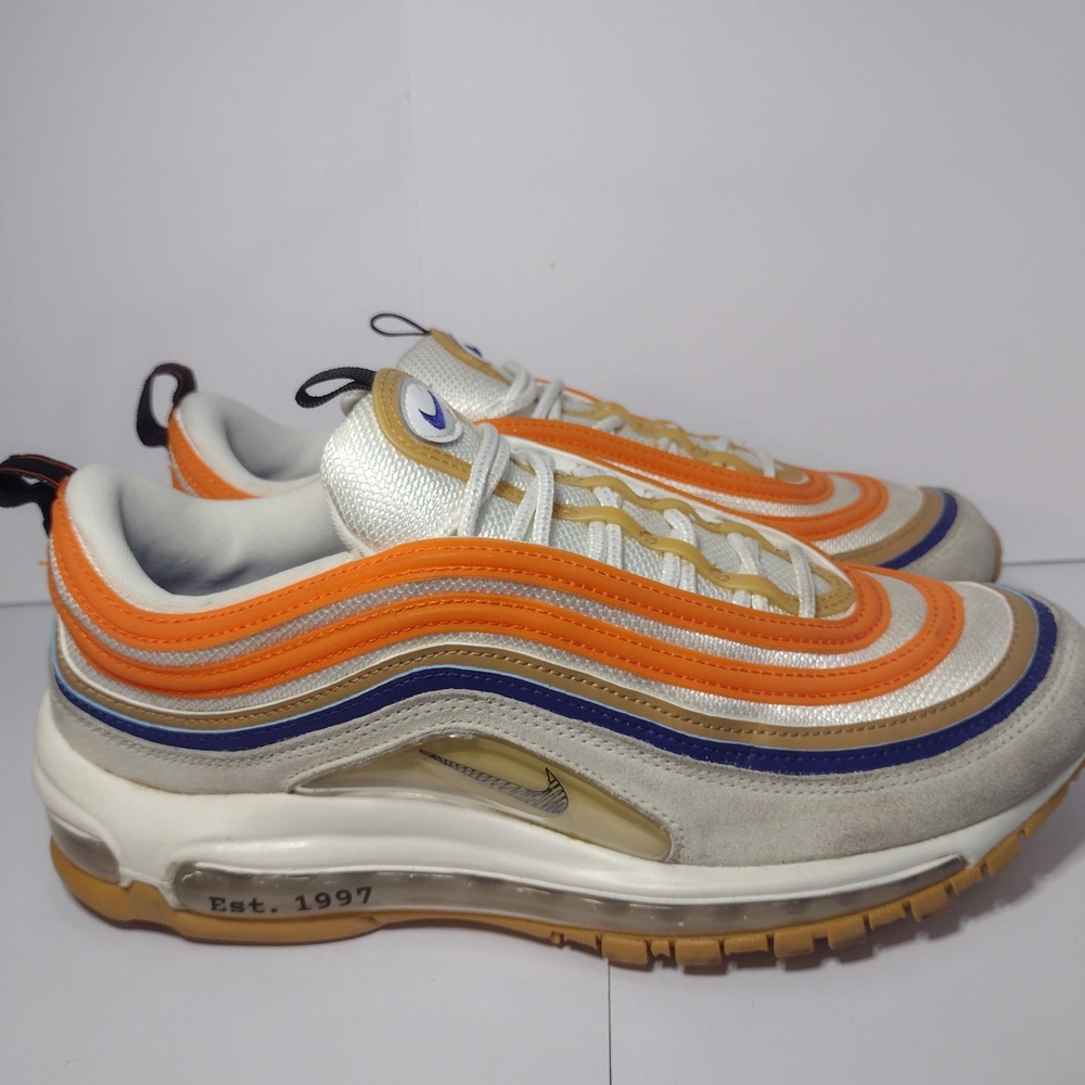 Nike Air Max 97 SE Frank Rudy/Summit Safety Orange White, Size 9 - Picture 11 of 12